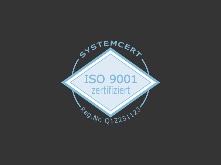 Zertifizierungssiegel ISO 9001:2015